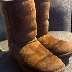 UGG Kids Chestnut Suede Mid-Calf Boots